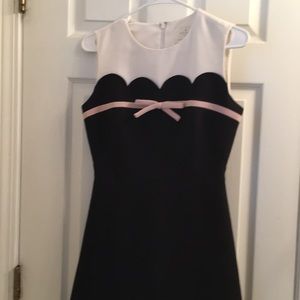 Scalloped Pink Bow dress